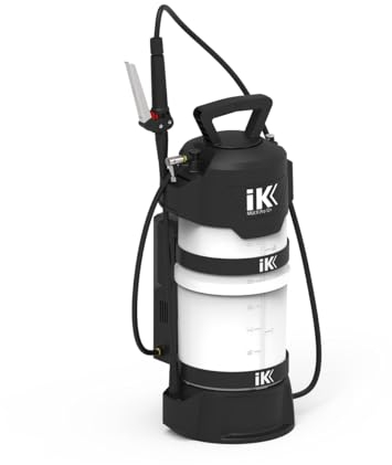 Pulverizador IK e Multi Pro 12 - Resistente a Ácidos - Compresor Incluido - Ideal para Limpieza y Desinfección - Fabricado en España