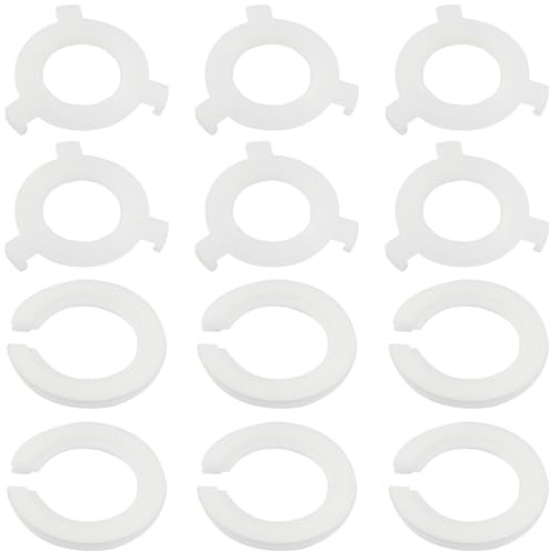 Bonsicoky 12 PCS E27 to E14 Lamp Shade Adapter Rings