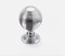 AB Hardware Polished Chrome Beehive Centre Door Knob Pull Front Back Heavy Solid Brass