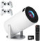 Qoosea Proyector Portátil con 2 Joysticks 4K Bluetooth Proyector de Juegos Portátil Android 12 WiFi 6 Auto Keystone Proyector de Cine al Aire Libre Compatible con Teléfono Portátil PC TV Stick USB