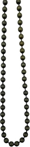 Premium Roller Blind Antique Brass Beaded Pull Chain - Continuous Loop (175cm Drop, Antique Brass)