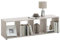 HETFTJN Büroregal Bookshelf Cd Regal Manga Regal - Standregal mit 4 Fächern Sandeiche für Living Room Badezimmer Esszimmer Schlafzimmer