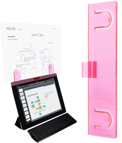Sticky Note Holder Desk Monitor - Paper Retention Clip, Paper Holding Clip | Monitor Side Document Holder, Desktop Paper Storage Clip, Monitor Attached Paper Holder, Memo Paper Holder for Offices