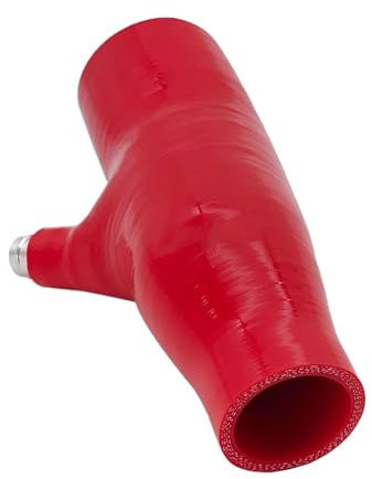 Tubo Presa D'aria Aspirazione Per Alfa Per Romeo 147 GT 1.9 JTD 2001-2010 Coda Spiovente Coupe Tubo Flessibile Silicone Kit Aspirazione Turbo Tubo Ingresso Sostituzione Diretta(Rosso)