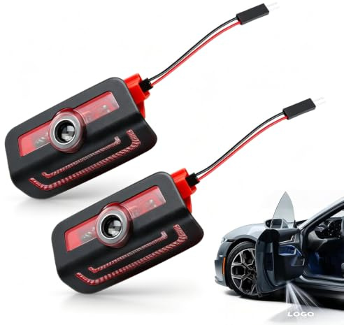 Flydida 2 Stück Autotür Led Licht Logo Projektor, Einstiegsbeleuchtung Türlicht Mercedes Zubehör kompatibel mit C-Klasse W206 2022-, S-Klasse W223 2021-