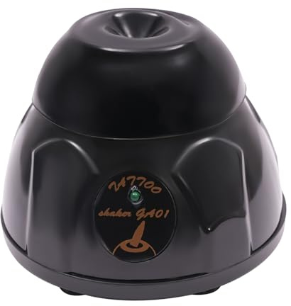 Qussse Mini Vortex Mixer, Elektrischer Paint Shaker mit rutschfeste Saugnäpfe, 5200U/min Pigmenttintenmischer für Nagelstudios, Schönheitssalons, Schulen, Labor