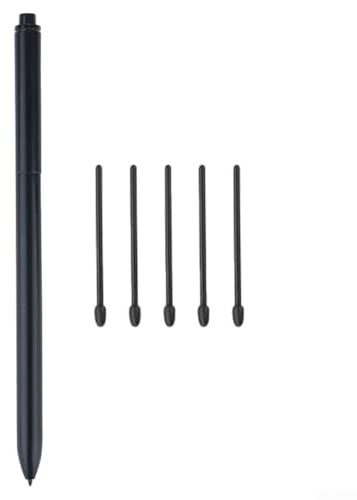 EMR-Stift für 2 Personen, digitaler Stift mit Radiergummi, Handflächenunterdrückung für Tablet, E-Ink Schreibzubehör (schwarz)