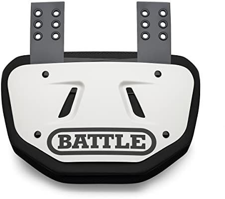 Battle Nightmare Chrome Football Back Plate-Adult Fußball-Rückplatte