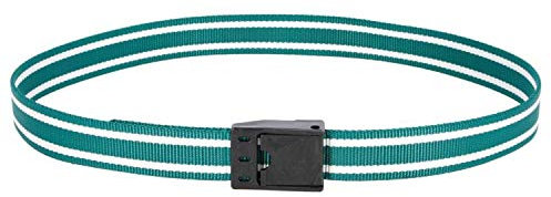 Kerbl Halsmarkierungsband m. Klemm- verschluß, grün-weiß, 130cm