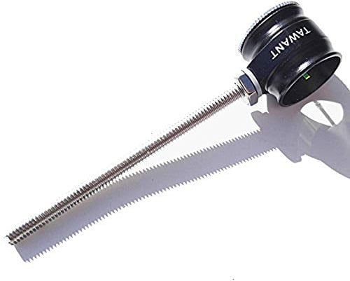 MILAEM Bogenschießen Recurve Bogenvisier Zielvisier Pin Jagdvisier Zielpunkt Bogen Viesier Pin 0,5 0,75 1,0 Glasfaserstab Jagdzubehör (Black, 0.5)