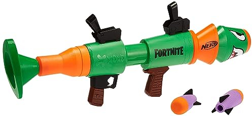 Nerf Fortnite RL Blaster Fires Foam Rockets Includes 2 For Youth, Teens, Adults, Multicolor, One Size