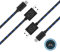 4Gamers Twin Play & Charge Cables Official Licensed Product for Playstation 4, 2xPremium 3 Meter Braided Controller Charging Cables