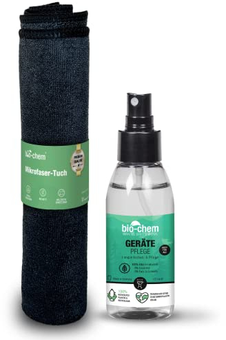bio-chem Gerätepflege Imprägnier-Spray Wartung für Gartengeräte 100 ml + Premium-Mikrofasertuch