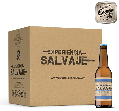 MiCA – Pack 6 Cervezas Artesanales Experiencia Salvaje IPA Madera – Cerveza IPA madurada en barrica - 33 cl – 6%
