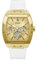 GUESS Hommes Analogique Quartz Montre avec Bracelet en Silicone GW0202G6