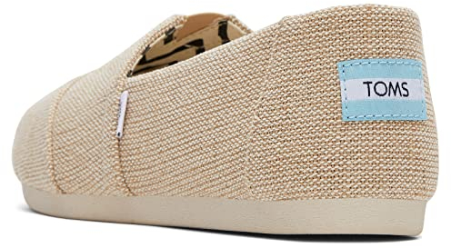 TOMS Damen Alpargata Heritage Canvas Flacher Slipper, Natürlich Ungefärbt, 39 EU