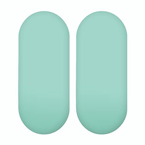 2X Jersey-Spannbettlaken für Babykörbe, oval, 100% Baumwolle (Tiffany)