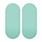 2X Jersey-Spannbettlaken für Babykörbe, oval, 100% Baumwolle (Tiffany)