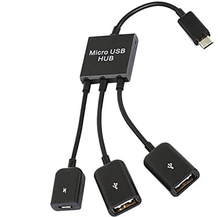 3-Port USB Hub Portable OTG USB C 3.1 Hub Micro USB Cable Adapter Converter Transfer Data USB Hub for Samsung Xiaomis Huawei Micro USB Hub