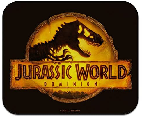 Jurassic World - Tappetino per mouse sottile con logo a basso profilo