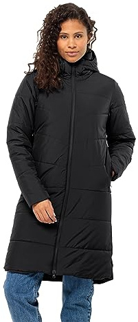 Jack Wolfskin Damen Deutzer W Coat, Schwarz, L EU