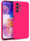 MyGadget Coque pour Samsung Galaxy A23 5G - Case TPU Souple & Soft avec Doublure Microfibre - Cover Protection Extra Fine & Légère Rose Foncé