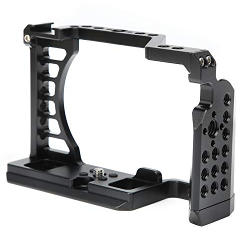 Kamera-Videokäfig für A7C, Aluminiumlegierung Kamera-Videokäfig-Aufnahmeverlängerung Aufnahmehalterung