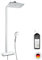 Colonne de douche thermostatique HANSGROHE Raindance E 360 chromée + nettoyant Briochin