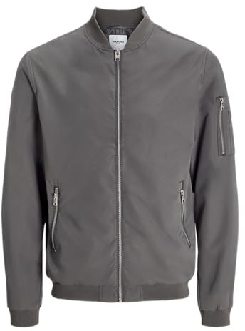 JACK & JONES Herren JJERUSH Bomber NOOS 12165203,Castlerock,M