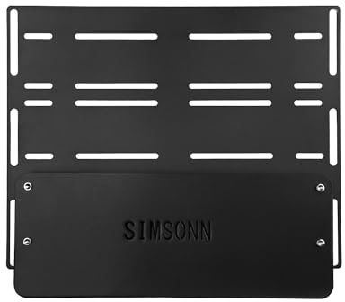 SIMSONN PLUS X Pedals Sim Racing Pedale PC Racing Simulator Pedale Drucksensor Schwarz(Base Plate)