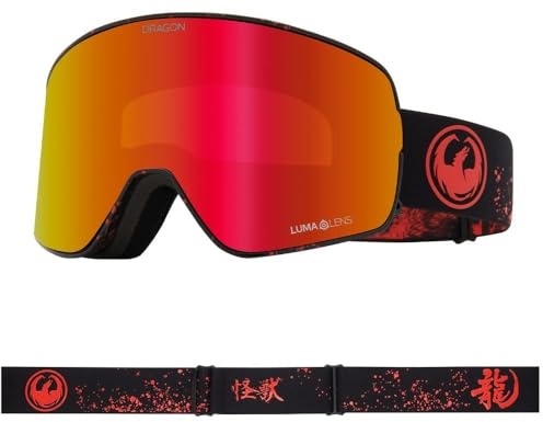 Dragon NFX2 Unisex Snow Goggles - Kaiju/LL Red Ionized & LL Light Rose