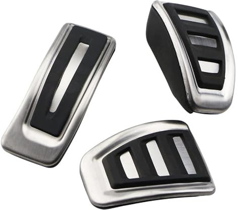 JSRVQKMS Auto Pedal Zubehör Für A&UDI Für A6 MK4 C7 2012 2013 2014 2015 2016 2017 2018 Autopedale Gaspedal Bremsauflage Fußpedalabdeckung Zubehör Autopedal(3 pcs1)