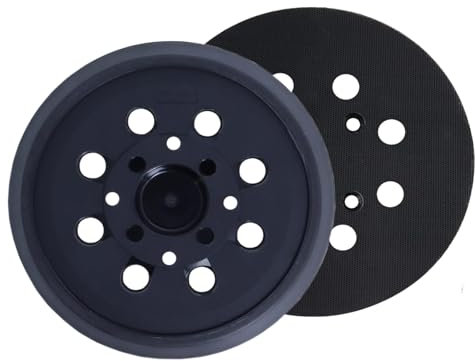 HOTCKB Plato de Lija de 125 mm Disco Lijado 8 Agujeros Plato de Lijador Compatible con Bosch (1 pieza)