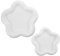 Hohopeti 2pièces Assiette Céramique Forme De Fleur De Assiette De Service Pour Fruits Snacks Et Desserts Décoration De Table