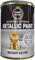MIXEL Bright Silver Metallic Tin Paint, Quick-Drying Formula, DIY Enthusiasts, Easy-to-Apply, Ideal for Crafting, DIY Projects, Home Décor, Wood, Metal, 300ml, (1 Pcs)