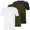 BOSS Herren Classic T-Shirts Kurzarm Shirts Pure Cotton Crew-Neck 3er Pack, Farbe:Mehrfarbig, Artikel:-967 Open Miscellaneous, Größe:L