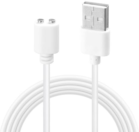 Knocery Cargador Magnetico 7mm, Cable de Carga Rápida Resistente, Adecuado para Juguetes, Viajes de Negocios, Cepillo de Dientes Eléctrico, Cable de Carga de Repuesto