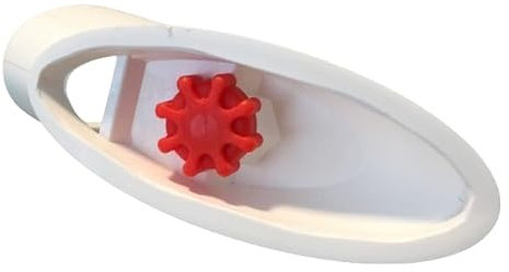 MWH Tischfußkappe 38 x 25 mm 4er Set – Weiß – mit Höhenverstellung