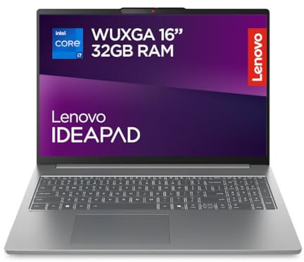 Lenovo IdeaPad Slim 5i Notebook 14 - Intel Core 7 240H, RAM 32GB, 1TB SSD, Grafica Intel Integrata, Display 14 pollici WUXGA (1920x1200) IPS, Windows 11 Home - Luna Grey