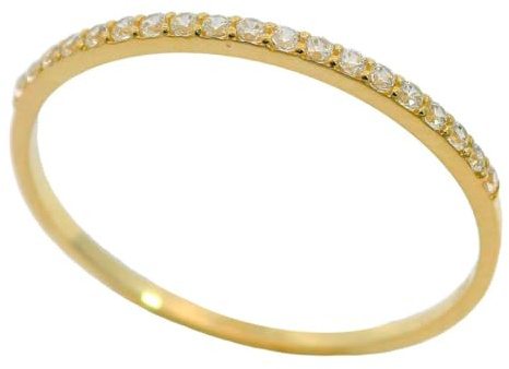 PERORNO Oro Amarillo 18K, 3 Piedras Amatista Verde, Talla 54, 3g (AlianzaOroAmarillo)