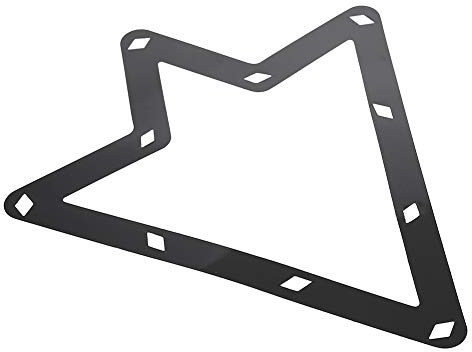 POENVFPO Billard-Rack-Halter, Perfekt Positionierte Bälle für Billardtisch, 6-teiliges Set für Billardhallen oder Einzelne Schwarze Folie