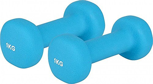 Neopren Hanteln, 0,5 kg, 0,75 kg, 1 kg, 2 kg, 2,5 kg oder 3,5 kg, Set bestehend aus jeweils 2 Hanteln