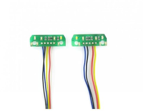 Carson 1:14 12 V 7-chamber LED board uni, RC accessories for Tamiya trucks, spare parts, tuning parts, model making, made in Germany, 500907388