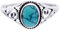 Windalf Bohemia Silberring Damen LUCY h: 0.9 cm Elfen Ring mit Türkis Glücks- & Freundschaftsring Vintage Hochwertiges Silber (Silber, 54 (17.2))