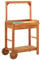 vidaXL Carrello da Cucina da Giardino Tavolo Mobile con Ruote Carrello da Cucina Arredamento Terrazzo Patio Arredo per Esterni Legno di Acacia