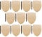 Herr Bo & Co 10x Ritterschild aus unbehandeltem 3mm Birkensperrholz, inkl. Halteschlaufe aus hochwertigem doppelseitigem Klettband, FSC-Zertifiziert, Made in Germany