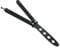 KOSxBO® CSGO Butterfly Trainingsmesser 23 cm schwarz - Klappmesser - Taschenmesser - Gürtelmesser - Trainings Butterfly
