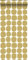 ESTAhome papier peint motif graphique jaune ocre et blanc - 139089-0,53 x 10,05 m