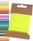 maDDma 5m Gummiband 6,6mm Gummilitze Wäschegummi elastisches Band Wäscheband Farbwahl, Farbe:Neongelb