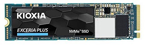 KIOXIA EXCERIA PLUS NVMe 1TB PCIe 3.0 Gen3x4 M.2 2280 SSD, LRD10Z001TG8